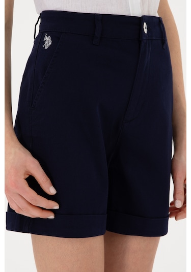U.s. Polo Assn. Kadın Lacivert Şort / Bermuda 50309125-vr033 Lacivert