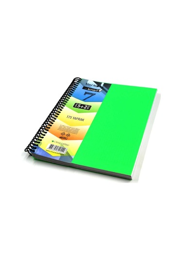 Çınar Im Smart A4 5+2 175 Yaprak Plastik Kapak Spiralli Ayraçlı Defter 62055