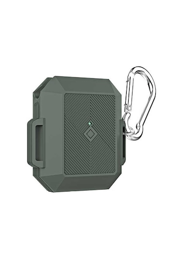 Kilifone - Airpods Uyumlu Airpods - Kılıf Airbag 09 Silikon Kılıf - Yeşil