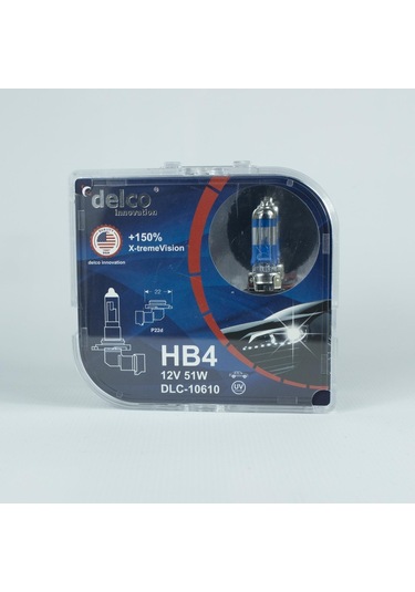 Delco U.s.a Hb4 9006 +%150 X-treme Vision Fazla Işık Ampul