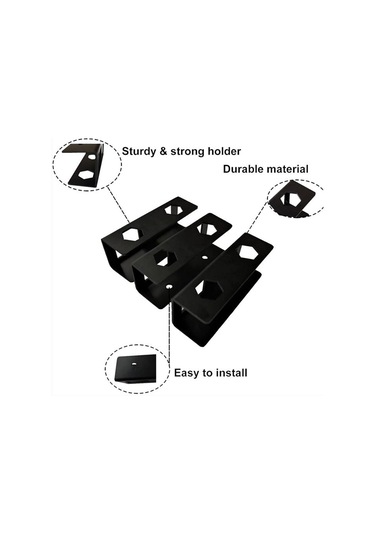 Homyl Altı Dizüstü Bilgisayar Montajı, Rafı 27mm Siyah