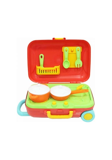 Dede Mutfak Seti 15 Parça Bavul Seti Candy Ken 03477