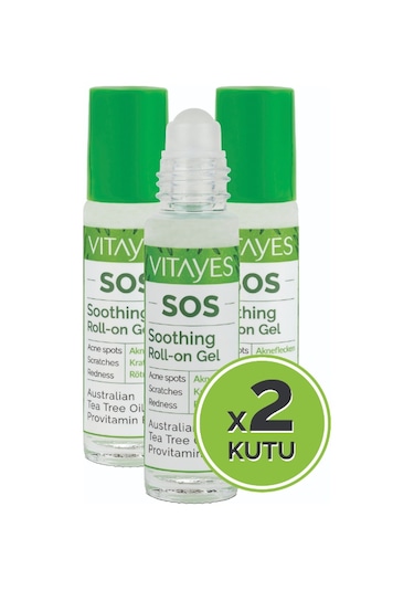 Vitayes Sos Çay Ağacı Özlü Onarıcı Roll-On Serum 2 x 10 ML