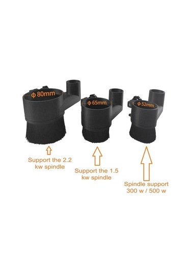 Novahub 52mm Naylon Mil Fırçası - 775 Motor Uyumlu Cnc Makine/vakum