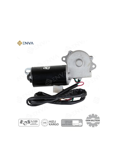 Jeep Cj3 / Cj5 / Cj6 / Cj7 Ön Cam Silgi Silecek Motoru 12V