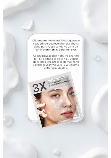 Vita Aurora Overnight Mask Yoğun Onarım Jel Gece Maskesi
