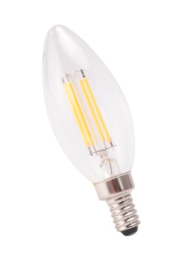 E12 4w Edison Mum Alev Filament Led Ampul Lamba 10 3,5 Cm