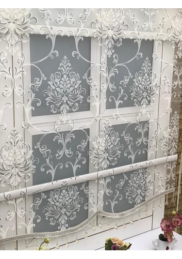 24 Desen Seçenekli Çift Mekanızmalı Tül Stor Perde