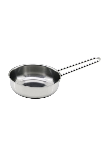 Lunaev 12 Cm Tel Kulp Çelik Sos Tava 001 Siyah