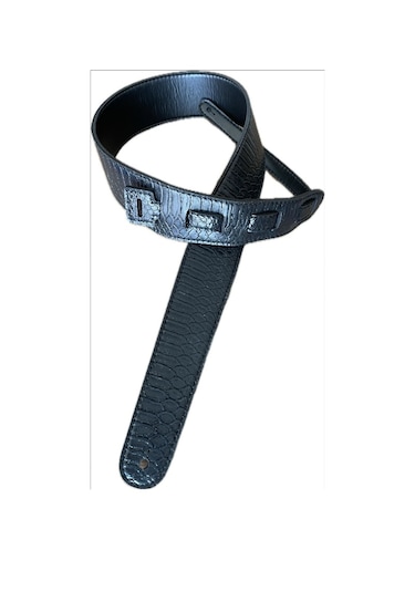 Rubber Leath Rythm Destekli Suni Deri Gitar Askısı