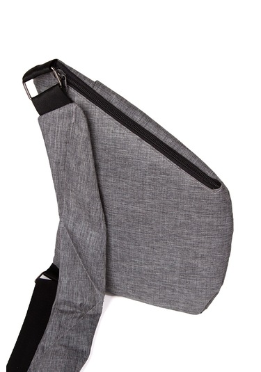 Newish Polo Heybe Postacı Çantası - Body Bag Gri