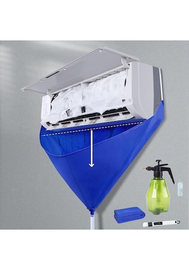 Suntek Klima Temizleme Kapak Seti Fırçası Su-şişesi-ile