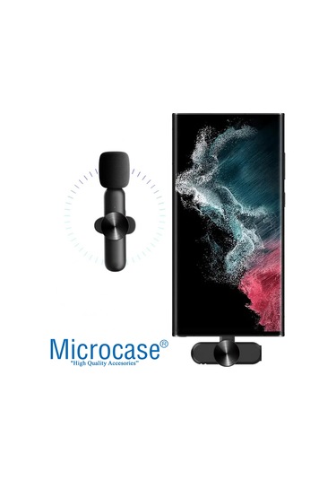 Microcase AL3009 Kablosuz Type-C Yaka Mikrofonu 2'li