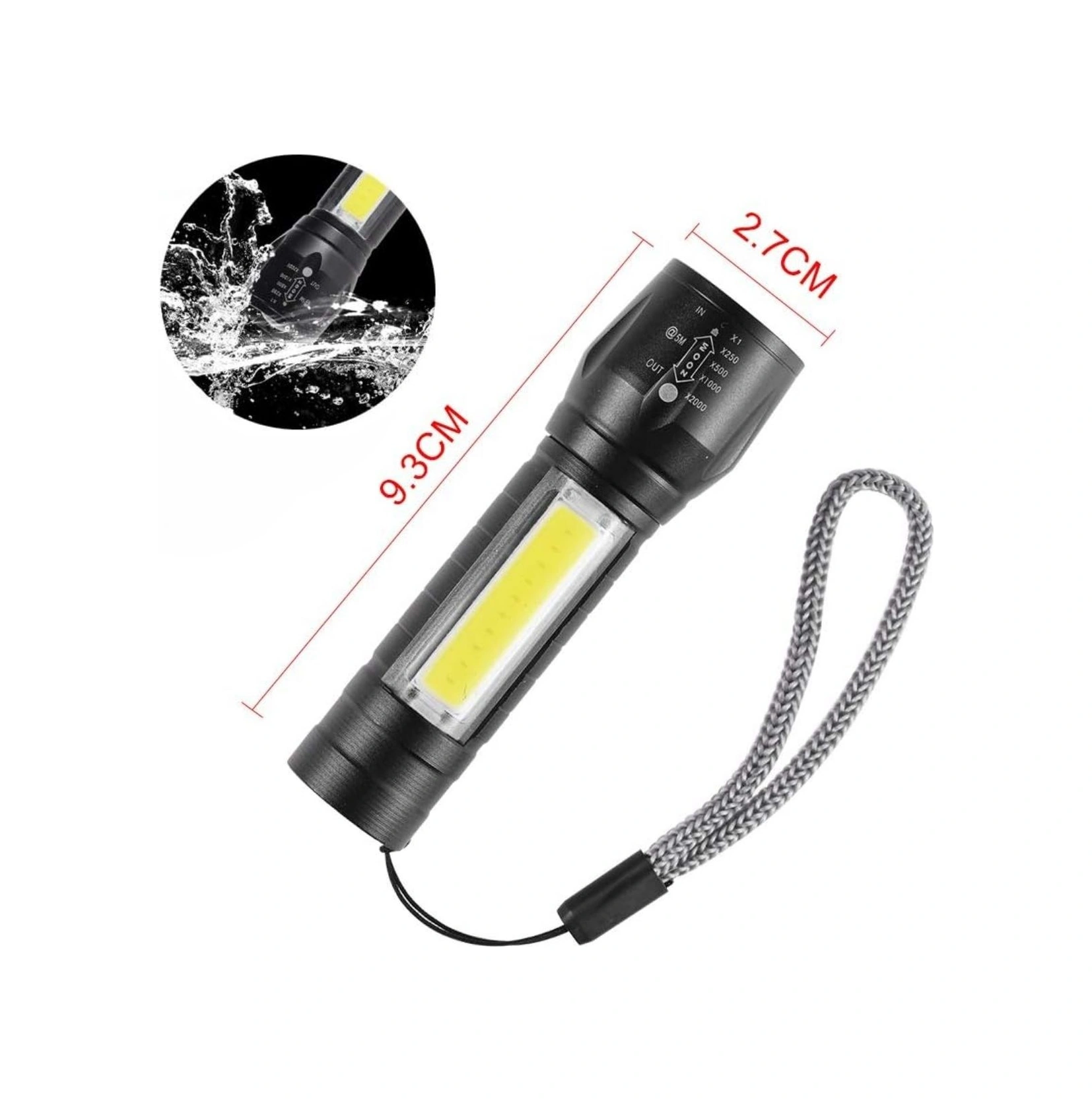 Sıladanal Solar Kutulu Mini El Feneri - Taşınabilir Led Kamp Ve Acil Durum El Lambası