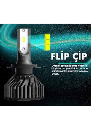 Niken Pro Led Xenon Far Ampul H1 H3 H4 H7 H8 H9 H11 H15 H16 9005 530809385