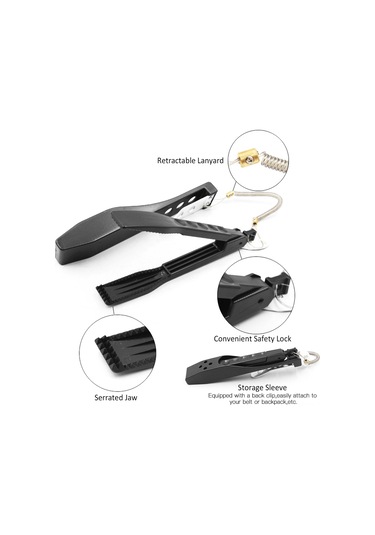 Yuntech01 Pratik Çekmeli Balık Tutma Kıskacı - Kılıflı Ve Renk Seçenekli