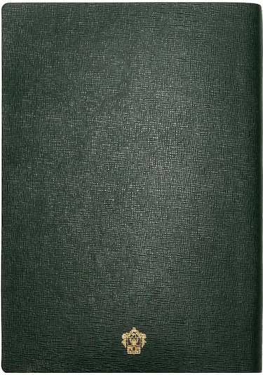 Pineider Defter Milano 14.5x21 Cm Yeşil Gold Cnr1s099107374 Yeşil