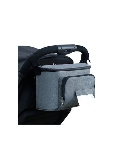 Jialan Mumya Çanta Su Geçirmez Bebek Bezi Çantası Büyük Gri