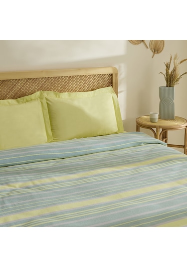 Karaca Home Lynora Çift Kişilik Peştamal Pike Takımı Haki Haki