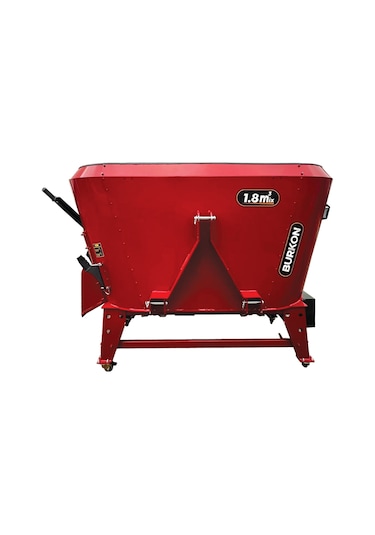 Burkon 1.8 M³ Çift Helezon Ev Elektrikli Yem Karma Makinası