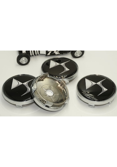 Citroen DS Logo Jant Göbeği Kapak Seti  60mm