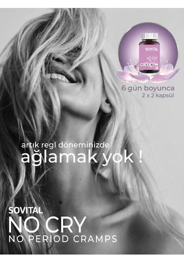 Sovital No Cry Regl Dönemine Özel 48 Kapsül