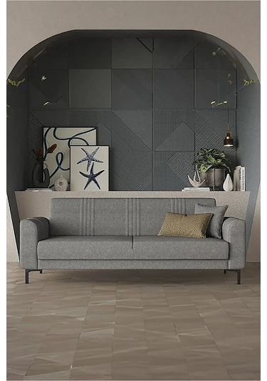 Mitra Üçlü Koltuk&kanepe - Gri