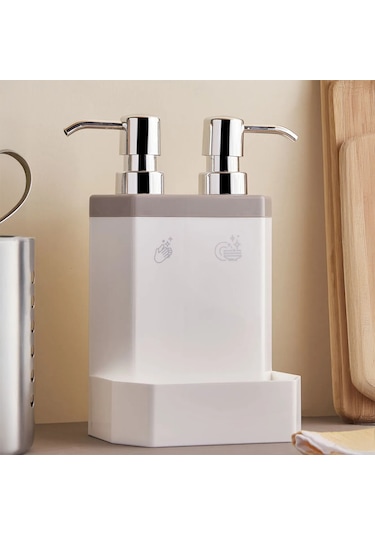 Porsima Plastik Marlon Lecce 2 Li Süngerlikli Sıvı Sabunluk