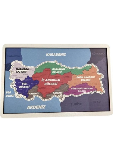 Moon Beavers Benim Güzel Vatanım Bayrak 83044,ahşap Eğitici Oyuncak Puzzle