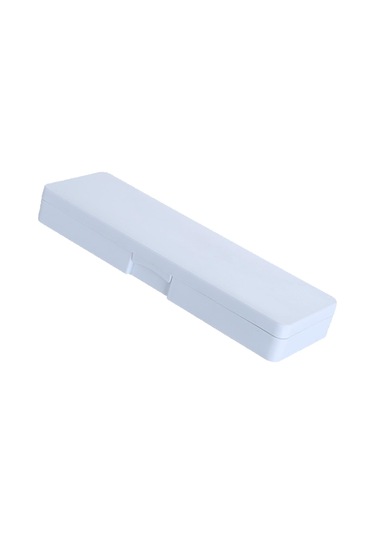 Mufunye Öğrenci İçin Dayanıklı Plastik Kalem Kutusu - Büyük Kapasiteli, Kolay Temizlenir, Taşınabilir Mavi Desen Diğer