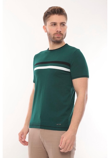Fore Sport Tişört Kısa Kol Triko Sıfır Yaka Zümrüt