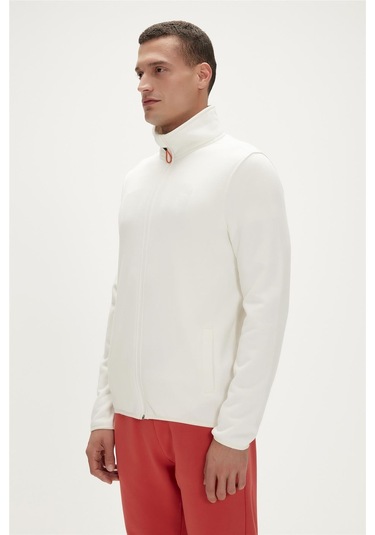 Bad Bear Bowie Full-zip Marshmallow Beyaz Fermuarlı Erkek Polar Sweatshirt-beyaz Beyaz