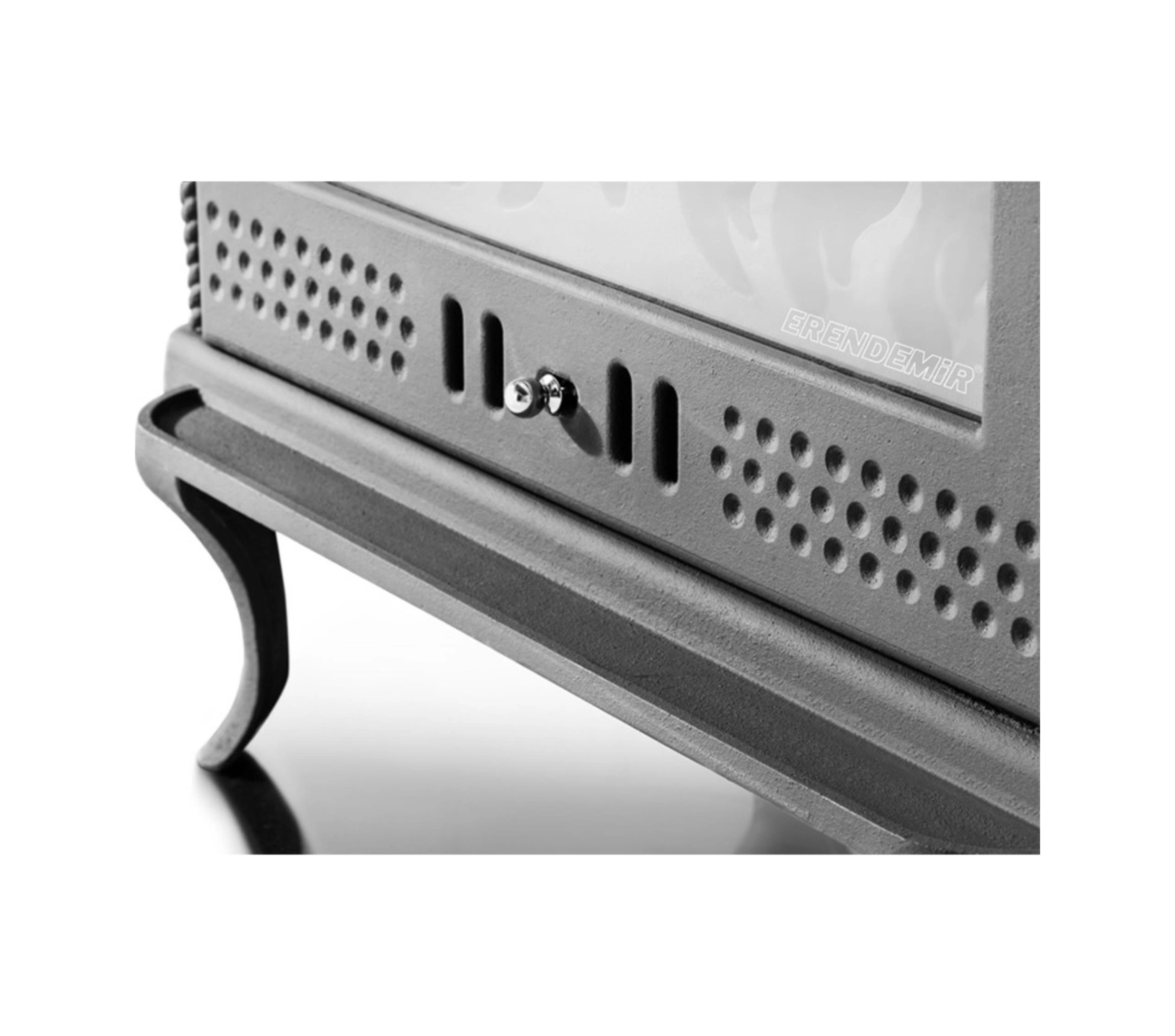 Tek Camlı Döküm Şömine Soba Erendemir