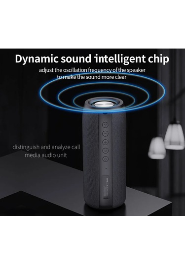 Singree "zealot S51 Kablosuz Bluetooth Hoparlör: Güçlü Bass, Su Geçirmez, 12 Saat Çalma Süresi İle Taşınabilir"