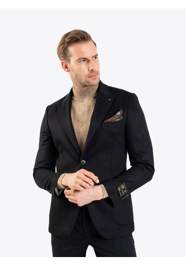 Karaca Erkek 6 Drop Ceket-siyah 114302602-07-56 120327 Siyah