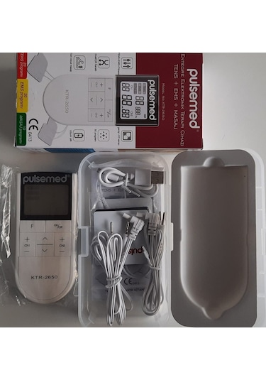Pulsemed Ktr 2650 Tens Ems Masaj Cihazı Şarjlı ve Pilli Beyaz