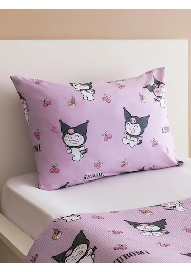 Lcw Home Karişik Kuromi Baskılı Çocuk Pike Seti Lila