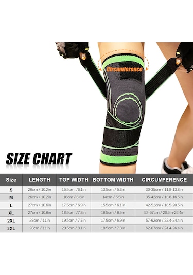 Yuntech01 Sporcu Dizlik - Esnek Nylon Ve Spandex Malzeme İle Rahat Destek Siyah, S Beden Çok Renkli