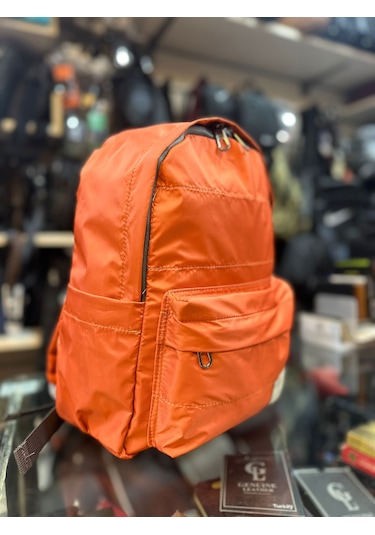 Bagslab Turuncu Su Geçirmez Kumaş Sırt Çantası 1069 Turuncu