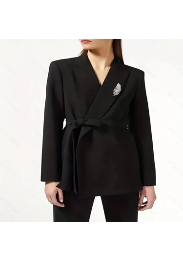 Mufunye Yüksek Kaliteli Alyuminyum Rhinestone İle Süslenmiş Parlak Yıldız Kuyruğu Broşu - Gümüş Renk, 2.4x6.2 Cm, 11.4 Gr Çok Renkli