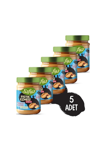 Safya Sportive Fıstık Ezmesi 320 Gr X 5 Adet