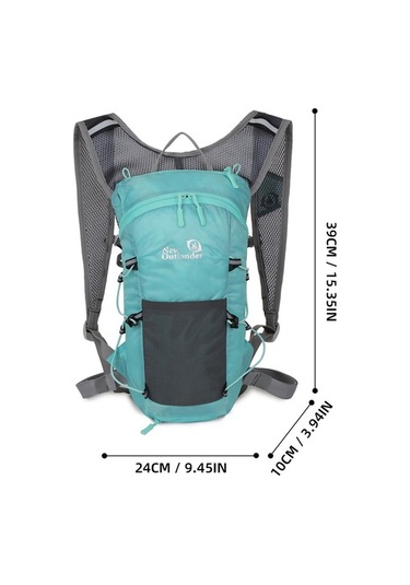 Dancemonkey Yürüyüş Su Sırt Çantası: 2l Su Mesanesi, Geçirmez, Kamp İçin Koyu Mavi Koyu Mavi