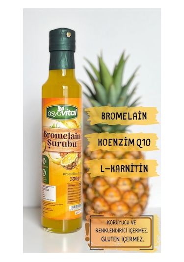 Asya Vital Bromelain Şurubu 350 Ml