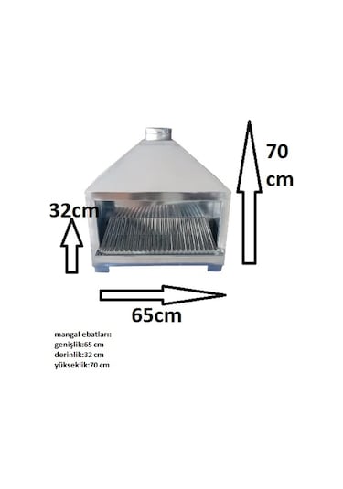 Davlumbazlı Mangal- Sac Şömine Mangal- Mangal Ocağı