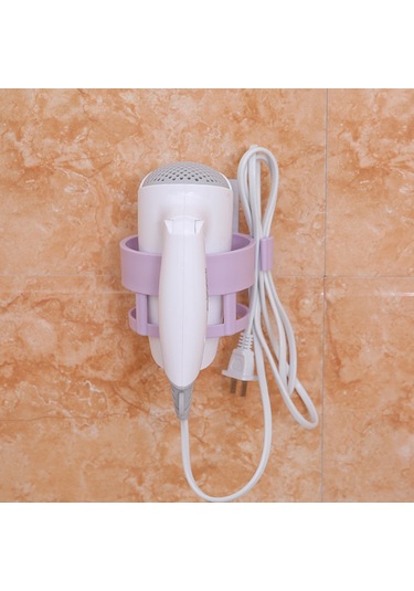 Kosona Banyo Saç Kurutma Makinesi Rafı - Delme Yok, İz Olmayan Yapışkan, Stoklu Satış, Kuzey Avrupa Beji, Abs Malzeme Diğer