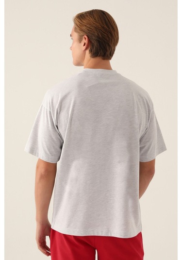 Harvard Universty Kar Melanj Erkek T-shirt 5274-42814 Kar Melanj