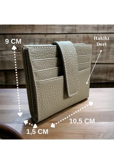 Monte Lui Mnt206 Deri Cüzdan Kartlık Hardal
