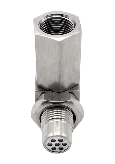 Jeemson Stainless Steel 90 Derece Oksijen Sensör Uzatıcı M18x1.5, Su Geçirmez, Korozyona Dayanıklı, Kolay Kurulum - Evrensel Araç Uyumlu