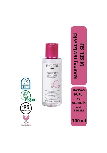 Byphasse Micellar Yüz Ve Makyaj Temizleyici Misel Su 100 ML