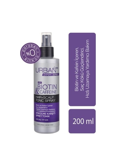 Urban Care Expert Biotin & Kafein Dökülme Karşıtı Sprey Tonik 200 ML